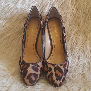 Nine West Cheetah Heels